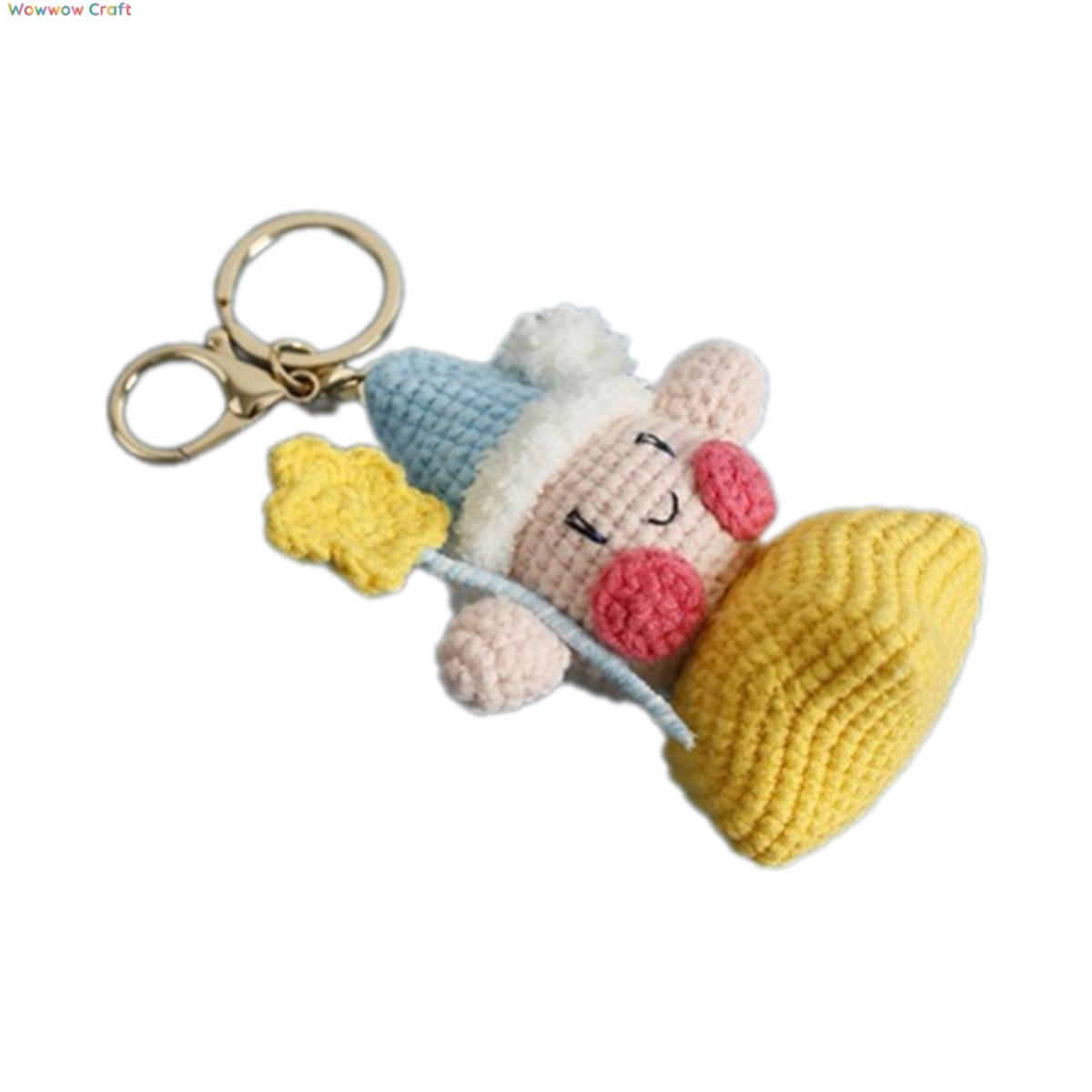Pendants,Crochet Doll,Cute Hand-Crochet Doll Pendant - Hand-Crochet Keychain